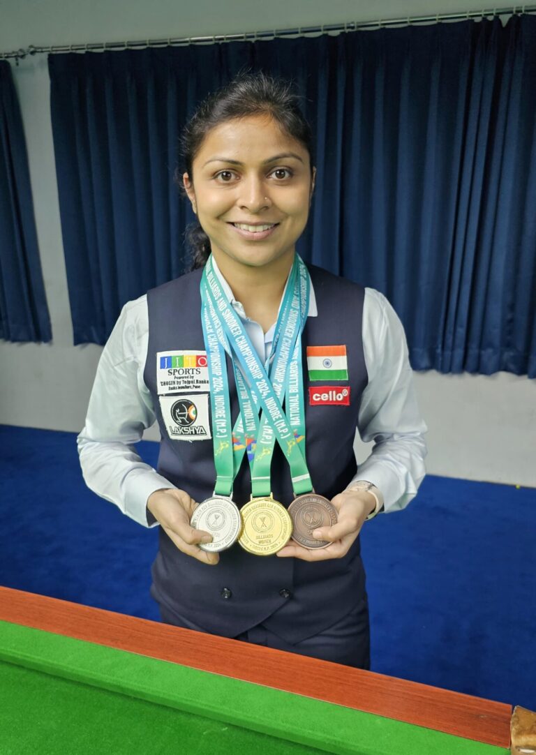 Amee Kamani has a golden run at the Billiards and Snooker National Championships 2024-25