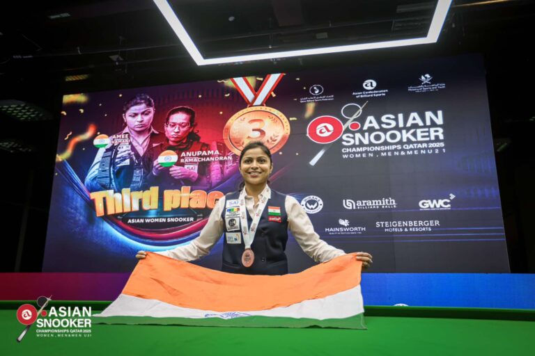 Amee Kamani Secures Bronze at the Asian Snooker Championship